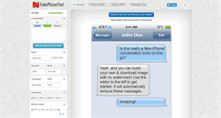 Desktop Screenshot of fakephonetext.com